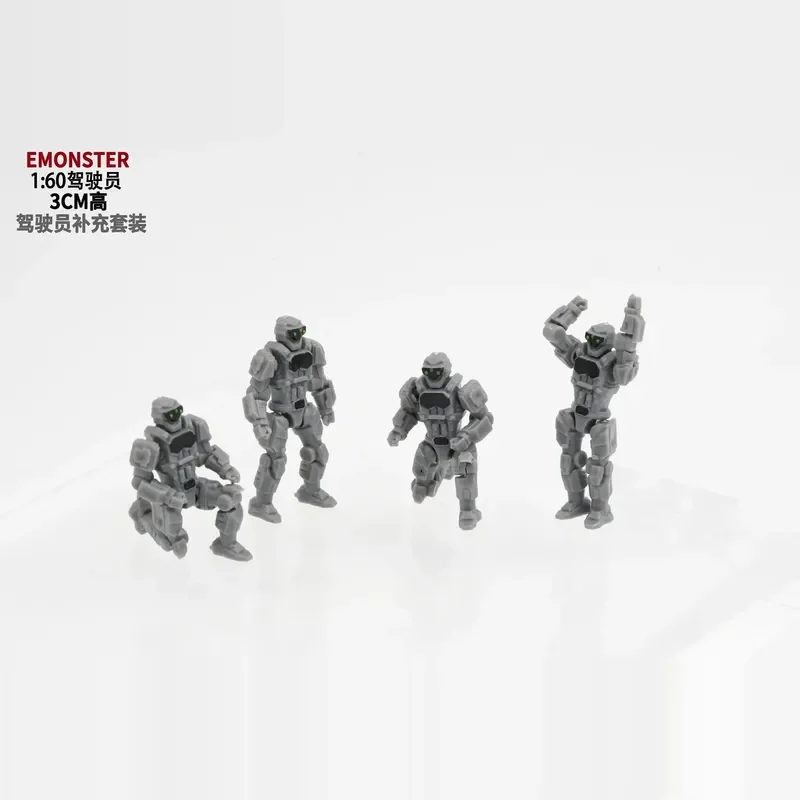 E.MONSTER Mecha Model N4B-07F Emonster Tank EM01 EM02 EM03 EM04 06 07 08 Driver Diaclone Akcesoria Missile Box Naklejki Uv