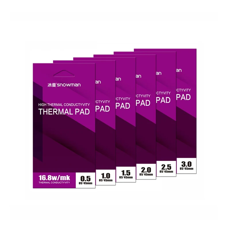 

High thermal conductivity 16.8W computer heat sink solid-state heat dissipation silicone grease sheet