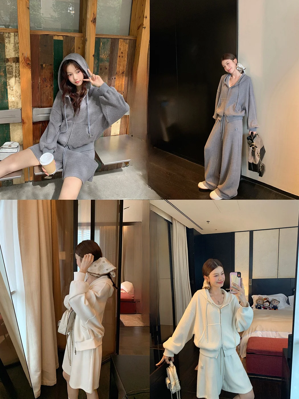 

Женская повседневная куртка Ibell Zhang ручной работы с двойной молнией, удлиненная, с дизайном на шнурке, модный комплект для осени