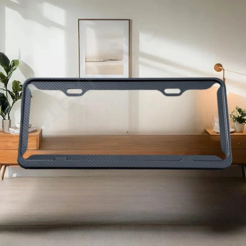 

New1/2PCS License Plate Frame Stainless Steel Car License Plate Cover Car Accessory For Japanese Standard License Plate