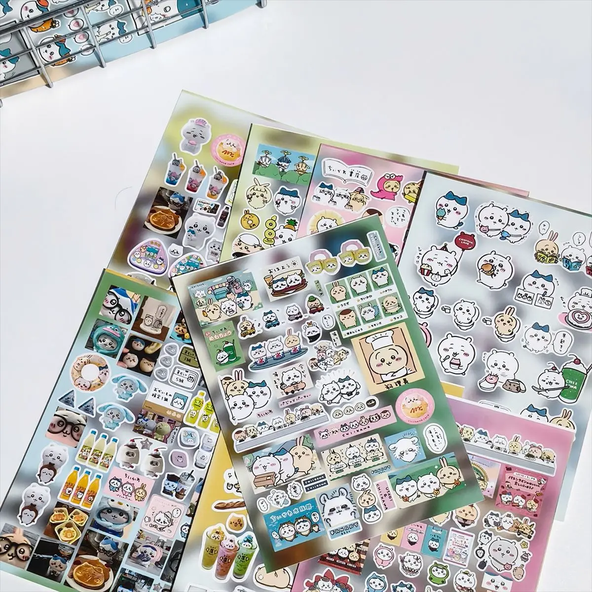 Chiikawa Ausgestanzte Washi-Sticker, süße Anime-Figuren, selbstklebende Deko-Sticker für Tagebuch, Planer, Scrapbooking-Zubehör – Detail 3