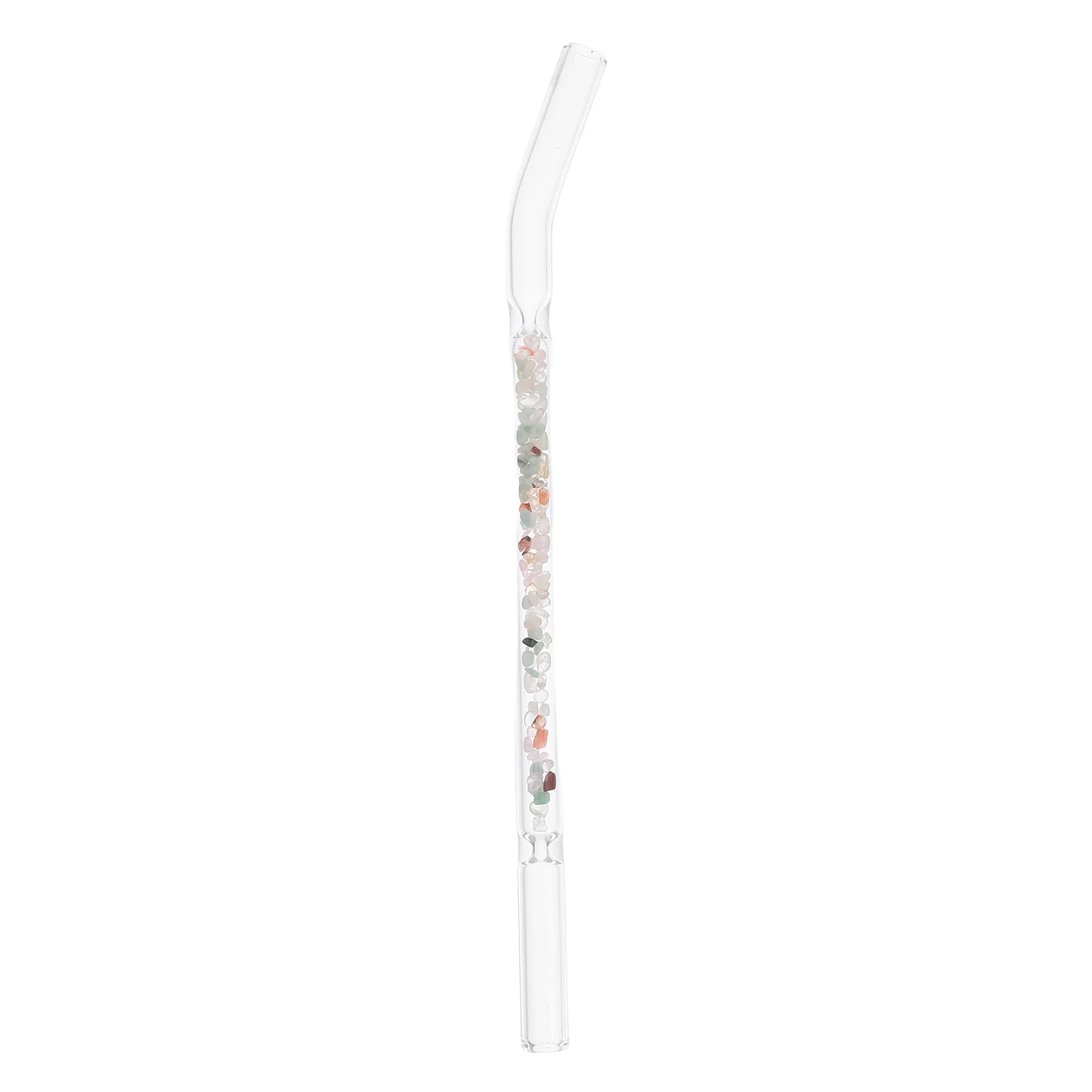 

Reusable Glass Straw Crystal Stone Heat-Resistant Filter Clear Straw for Smoothies Coffee Cocktails Party Drinkware