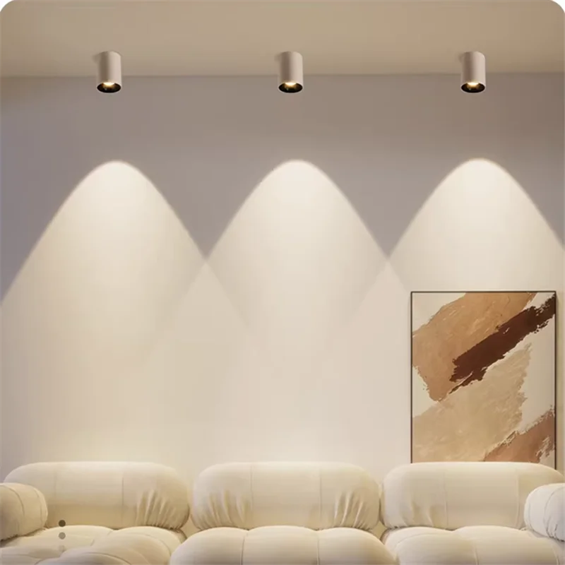 سطح شنت المضادة للوهج LED النازل AC110V-230V عكس الضوء 7W9W12W15W20W24W COB الأضواء مصباح السقف CRI98 lndoor الإضاءة