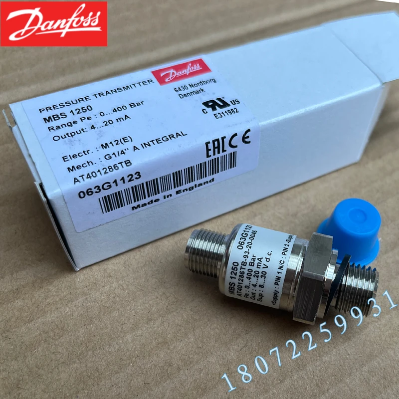 مستشعر الضغط من سلسلة MBS 1250-063G1229 Danfoss MBS1250