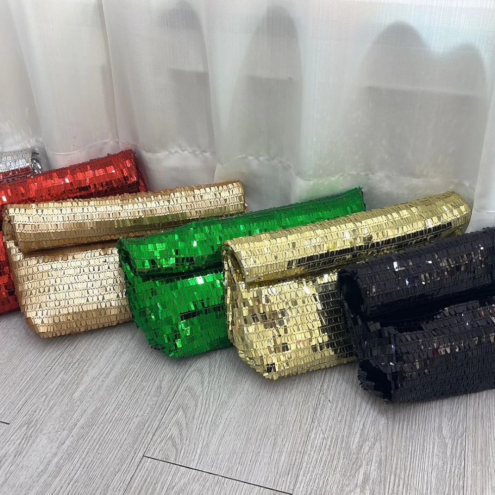 

Дизайнерская роскошная сумка-клатч с блестящей цепочкой и блестками, французская вечерняя сумка, повседневная вечеринка, банкетная выпускная сумка-мессенджер, квадратная винтажная сумка