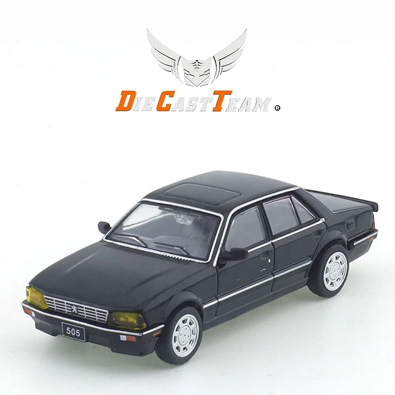 DCT/Shadow 1/64 Peugeot 505 Sedan Wersja Samochód Zabawki ze Stopu Metalu Model Odlewany Prezent na Święta dla Dzieci