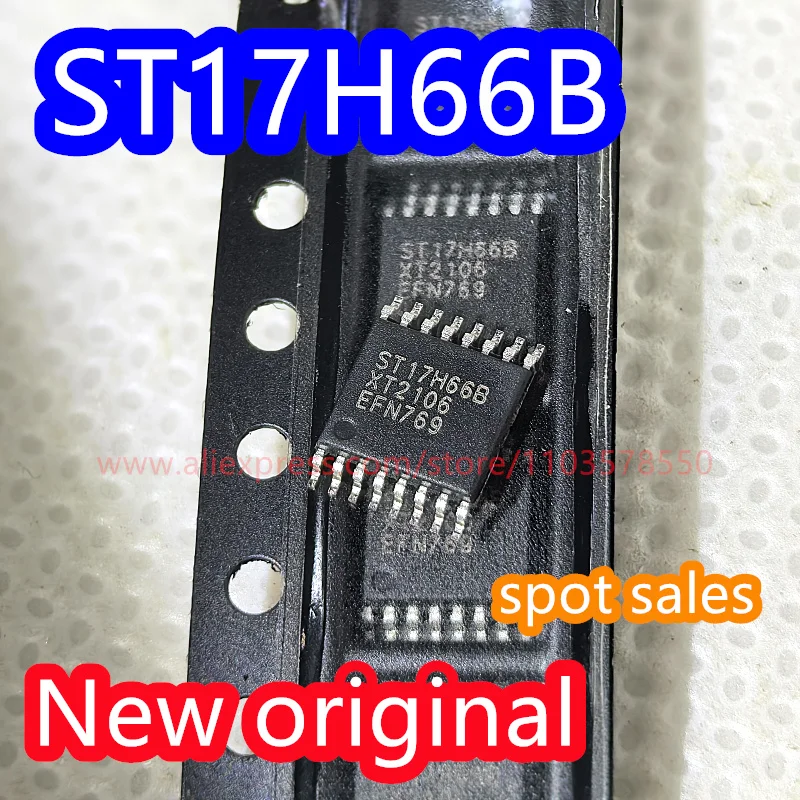 5PCS  New original ST17H66B ST17H66 low-power Bluetooth BLE MCU microcontroller replaces CC2541 N51822 SMT TSSOP16