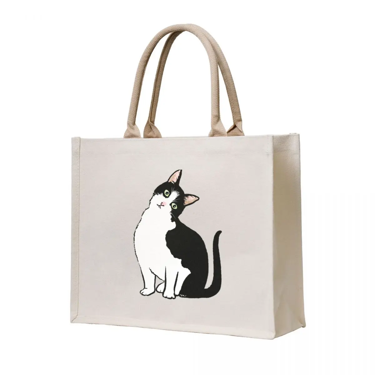 

Wendy Cat Tote Bag Handbags Canvas bag for women Custom bag