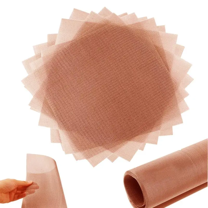 1pcs Copper Mesh 10-200 Mesh Shielding Fabric Filter Copper Screen Dry Sift Screens Signal Screen Net metal screen copper - Image 6