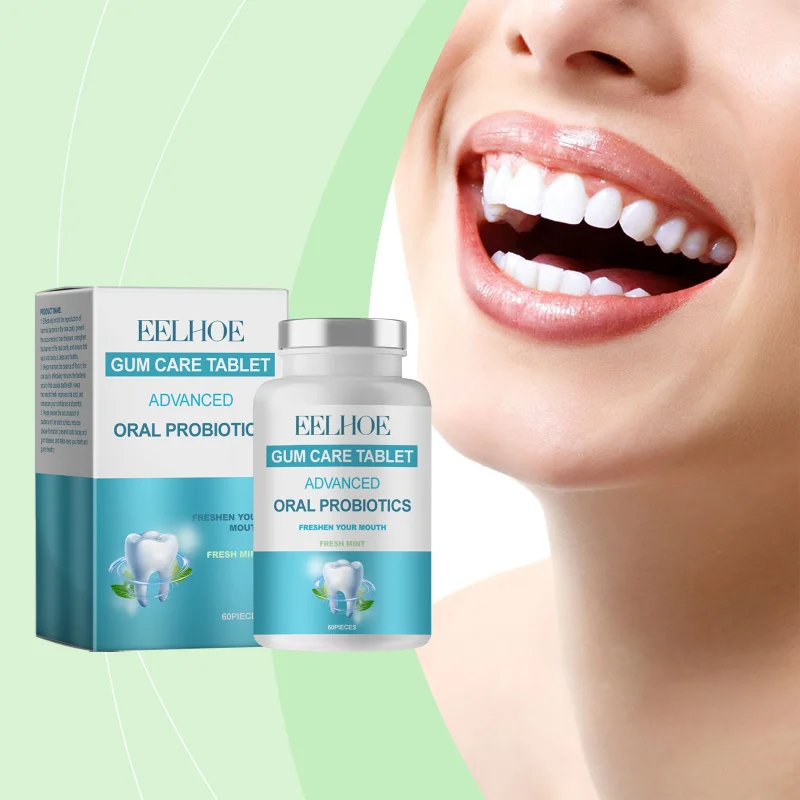 

Probiotic Oral Rinse Granules - Portable Solid Toothpaste for Oral Cleaning, Bad Breath Reduction & Stain Removal