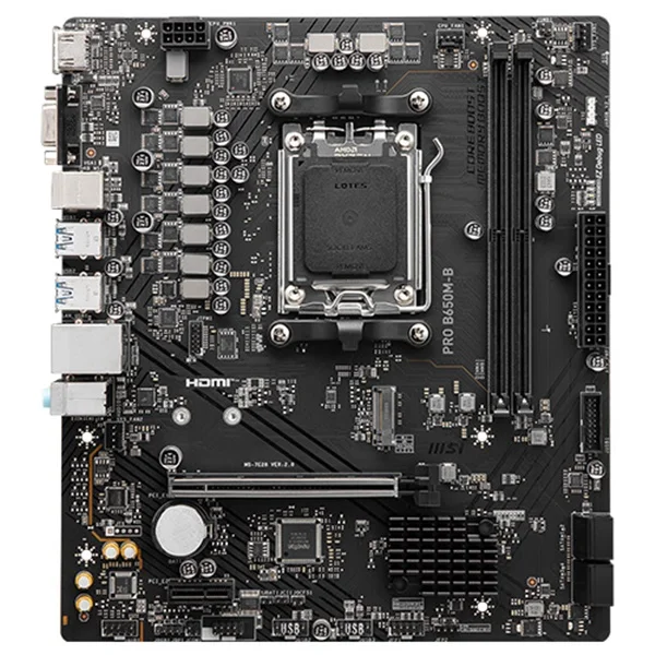 MSI PRO B650M-B Main Board (AM5/DDR5/M-ATX)