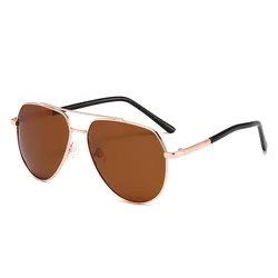 Johnny Silverhand-gafas de sol polarizadas para hombre y mujer, lentes con montura de Metal, forma ovalada, para conducir al aire libre, UV400