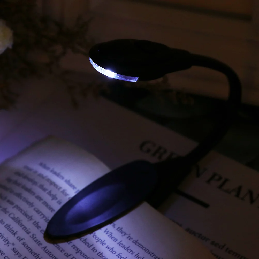 

2pcs 0.17W Mini Led Book Light Portable Clip Reading Light For Books In Bed Non Flickering Eye Protection Lamp Lightweight