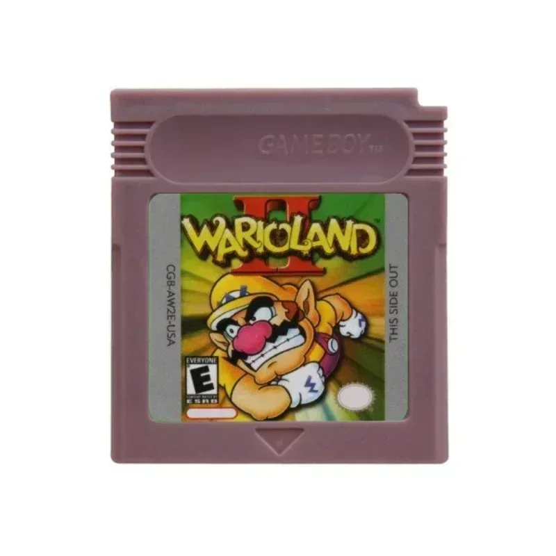 Mario Series GBC 16 Bit Game Video Game Cartridge Console Card 6 Golden Coins Wario Land Donkey Kong Wario Land 2 for GBC/GBA