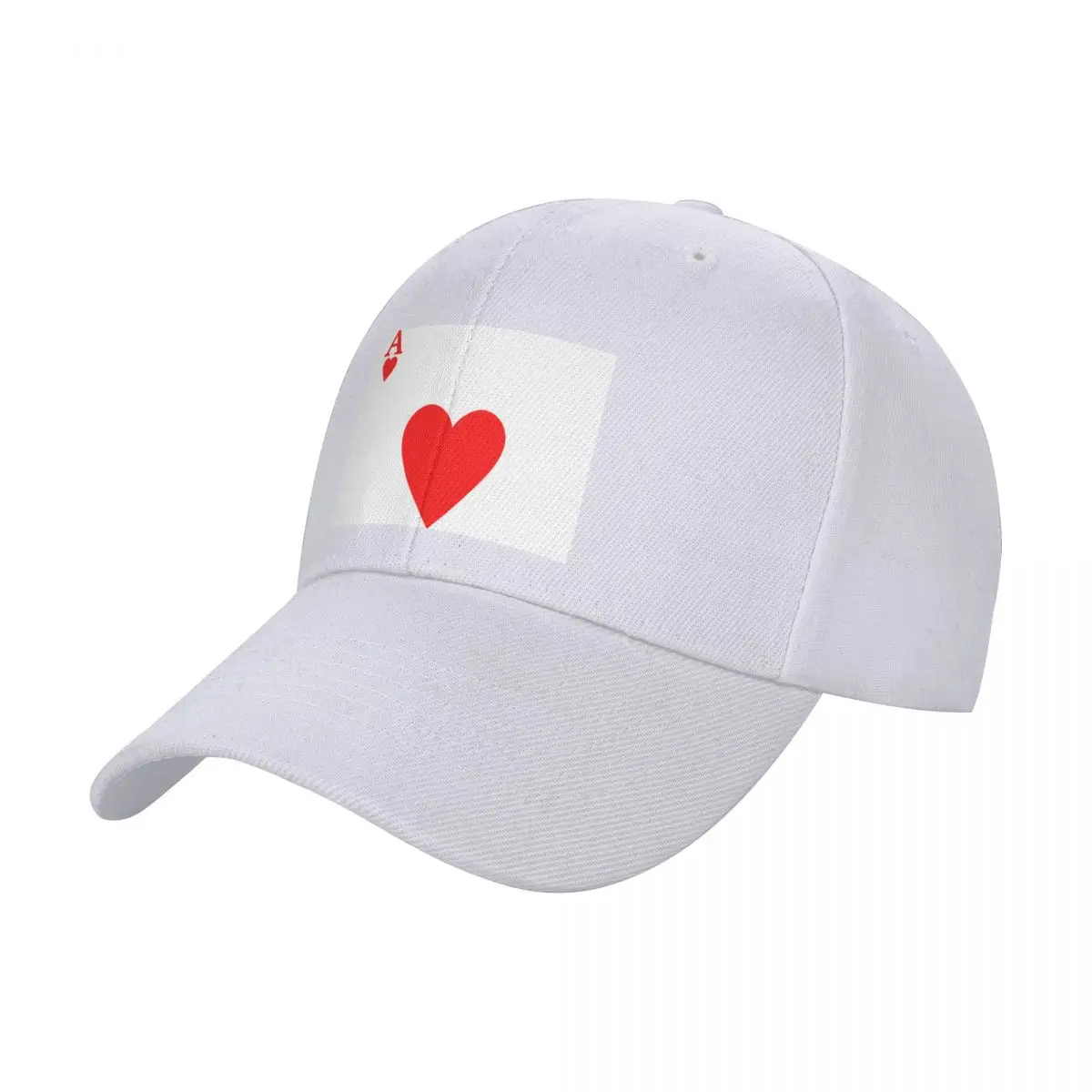 Ace Of Hearts Playing Card Group Costume Poker Player Baseball Cap Golf Cap custom Hat Fashion Beach Women's Men's