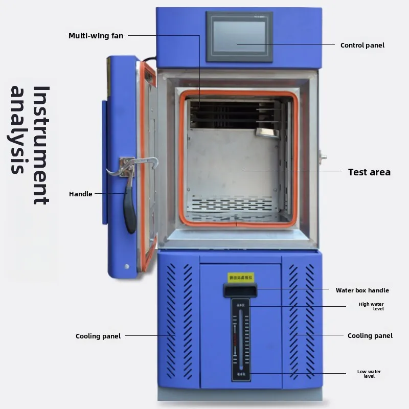 Constant temperature and humidity programmable high and low temperature test chambers for mold incubators