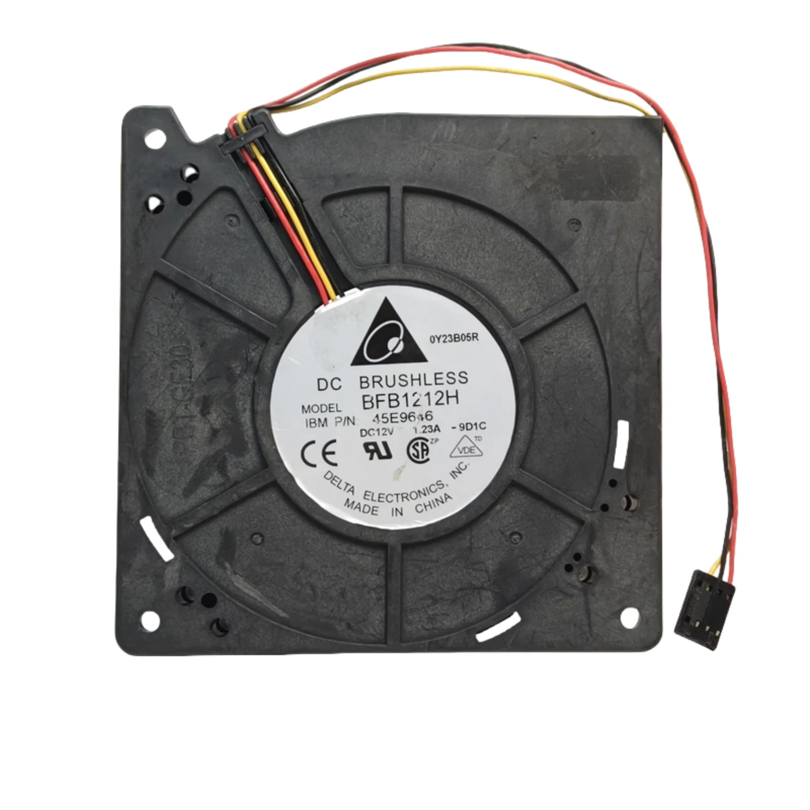 

Delta BFB1212H 120x32mm 12V 1.23A Centrifugal Blower Fan - 2400RPM High-Speed Turbo Cooling Fan for BBQ Oven