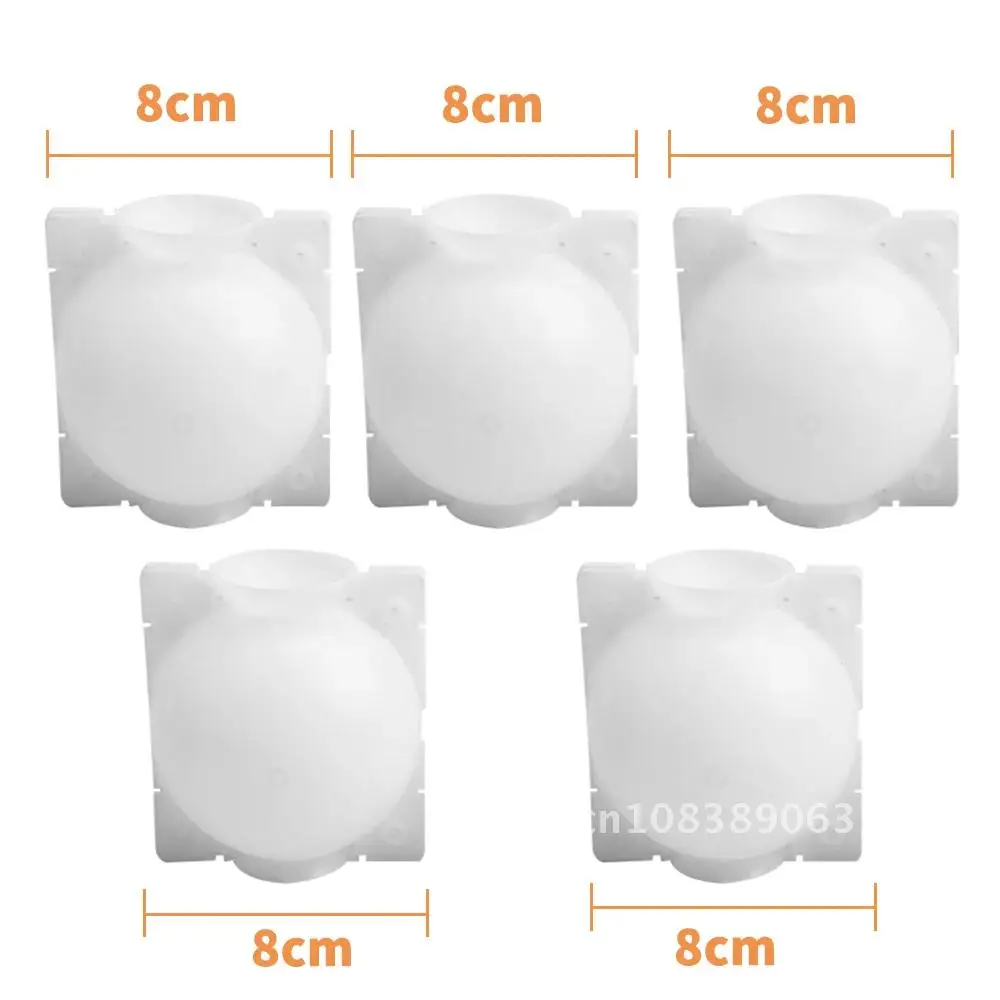 Plant Root Growing Box 5pcs Grafting Rooting Ball Breeding Case For Garden 5/8cm In Diameter