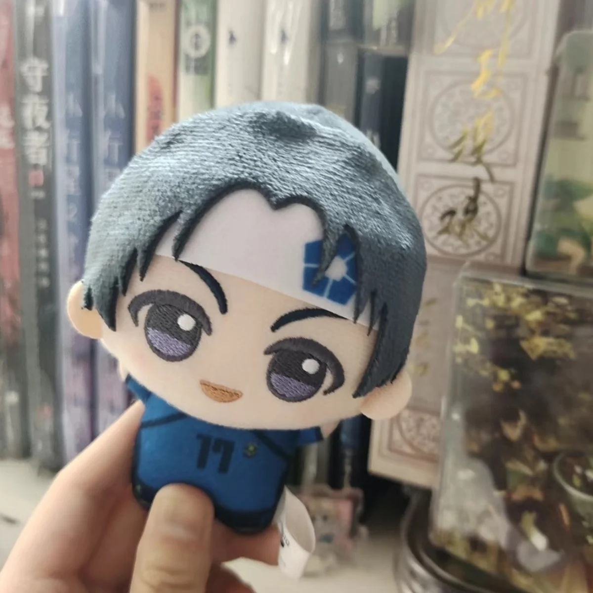 Anime Blue Lock Vol.7 Hiori You Isagi Yoichi Cosplay Plush Doll Fluffy Maumet Pendant Puppet Keychain Keyring Charm Gifts