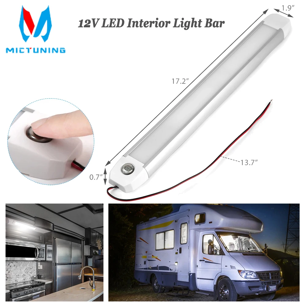 Led Tube Light 10V-30V 24W 2400LM Led Bar Lamp 17