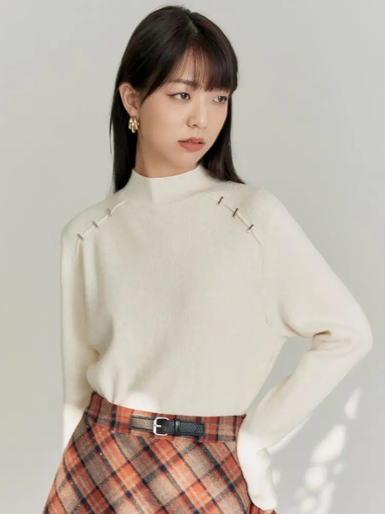 

2025 autumn winter Basic Slim soft solid high-quality turtleneck Sweater knitted Pullover Women Casual chic bottom Sweater top