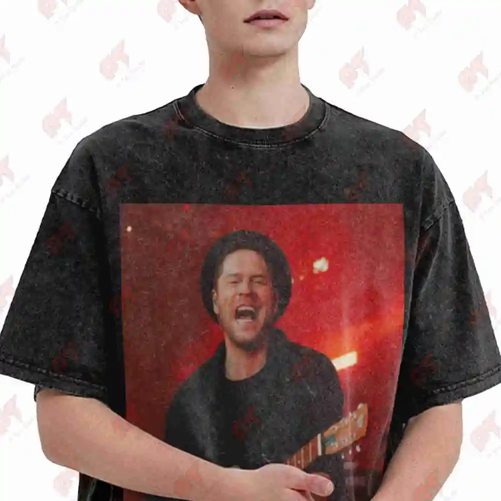 Johannes Oerding Album Merchandise Vintage Washed Tee Pure Cotton T-Shirt