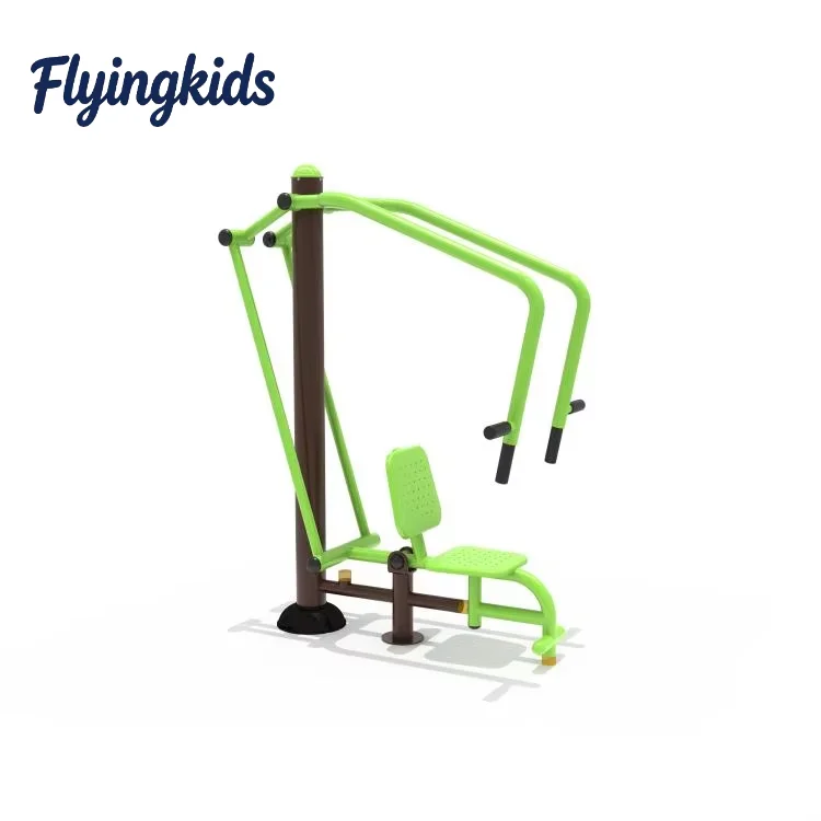 Flyingkids Outdoor Steel Seniors Exercise Tools Single Seated Pull Pusher Fitness Equipment for Gym