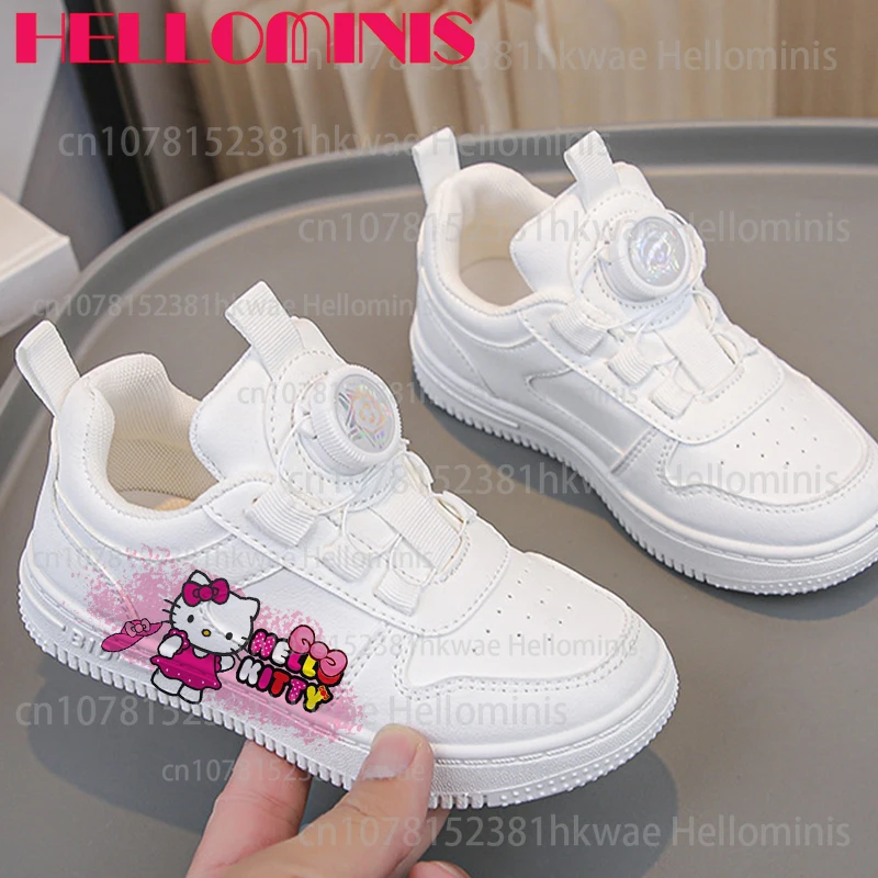 

Hello Kitty Sports running shoes boys girls High Quality Waterproof leather Outdoor Lightweight Shoes Christmas Gift