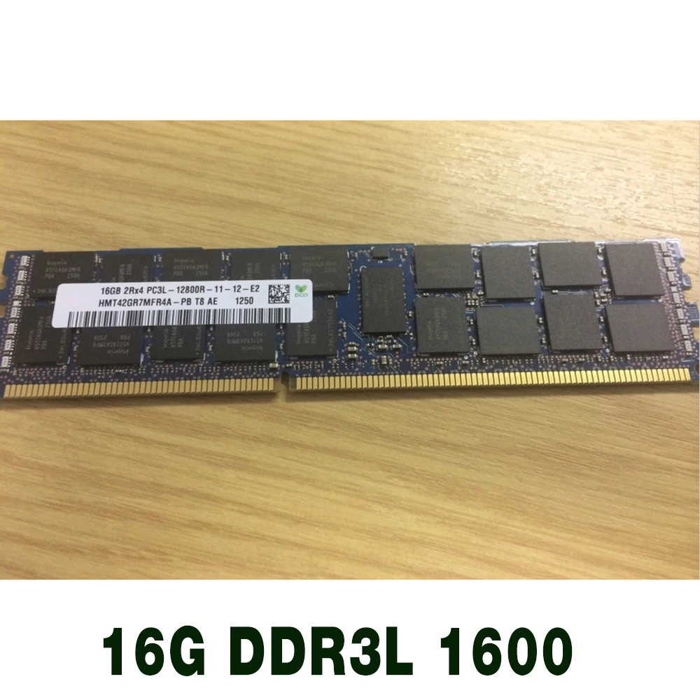 

1 pcs 16GB ECC REG PC3L-12800R RAM For SK Hynix Memory High Quality Fast Ship 16G DDR3L 1600