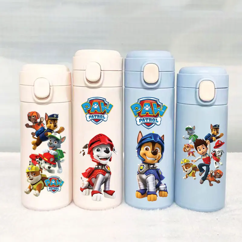 PAW Patrol 320ml/420ml Thermal Cup Ryder Chase Portable Large Capacity Outdoor Sports Water Cup Drinking Stainless Steel Bottle