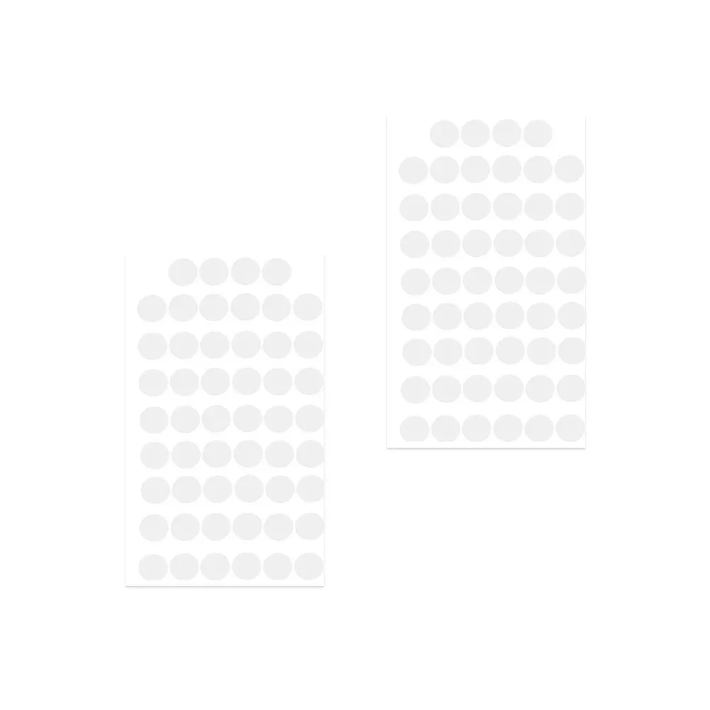 

104Pcs PVC Round Dot Wall Stickers Removable Decals for Kids Bedroom Living Room Decoration White Dot Sticker Circle Sticker