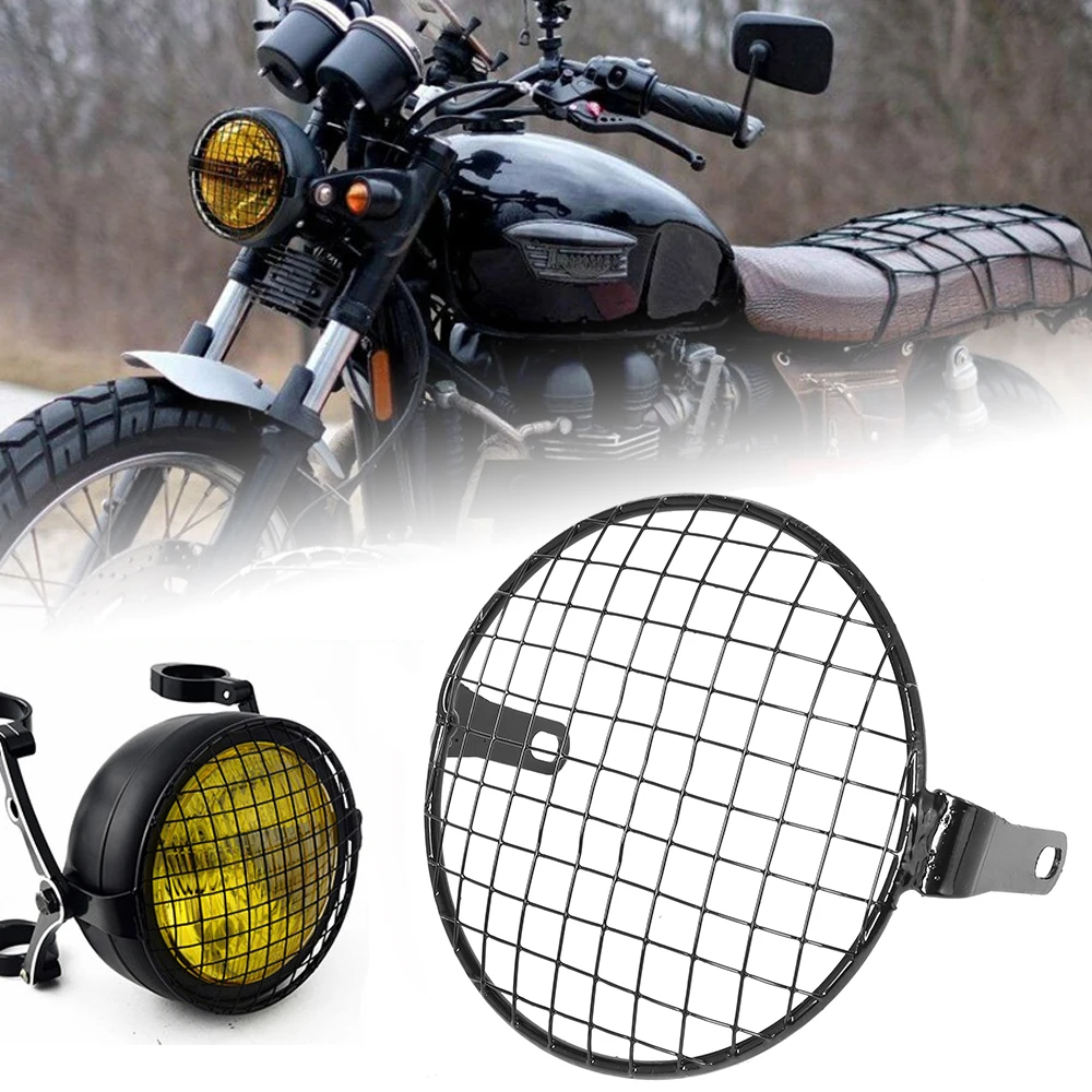 

Защитная сетка для передней фары мотоцикла, 6,3 дюйма