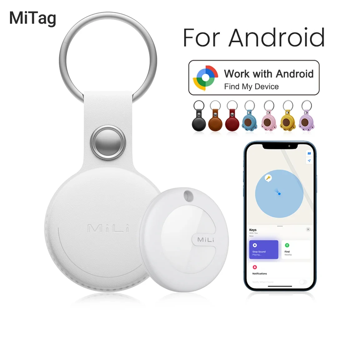 

MiLi MiTag Go Bluetooth-совместимый трекер для Android, поиск предметов, работающий с Google Find My Device, новинка 2023 года