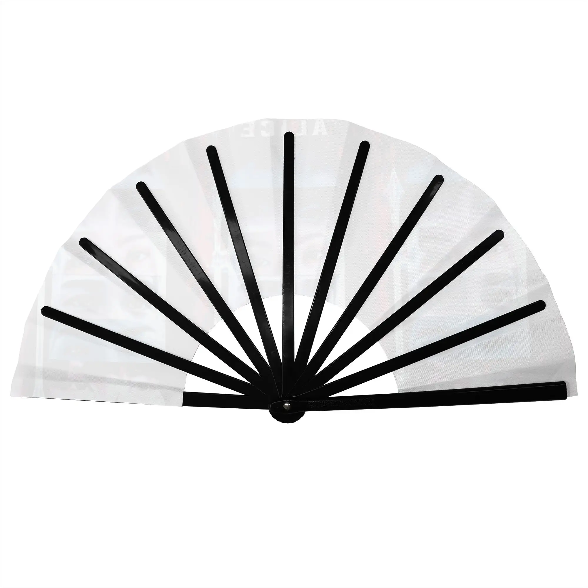 Alice Cartoon In Borderlandes - Chishiya Stylish Hand Fan Printed Polyester Fan Vintage Costume Prop Folding Fans