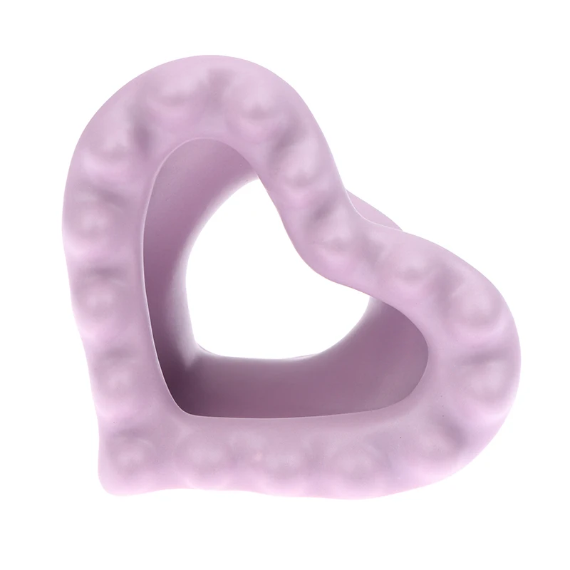 Purple Three-Dimensional Love Gua Sha For Face Body Massage Tool Ceramic Guasha Board For Relief Massage Face Lift Massager