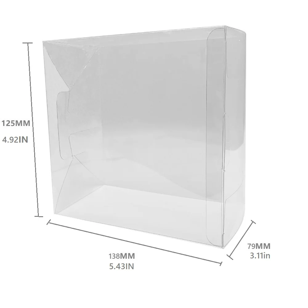 RUITROLIKER 10PCS Dustproof  Clear Plastic Protector Display Case for Booster Box Gift Collectables
