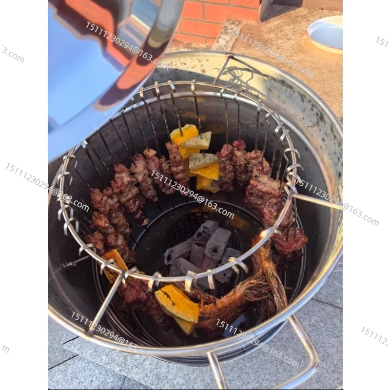 

Hanging Stove, Household Smokeless Grill, Charcoal Grill, Chicken Portable Patio Hanging Stove, Household Smokeless Grill, Char