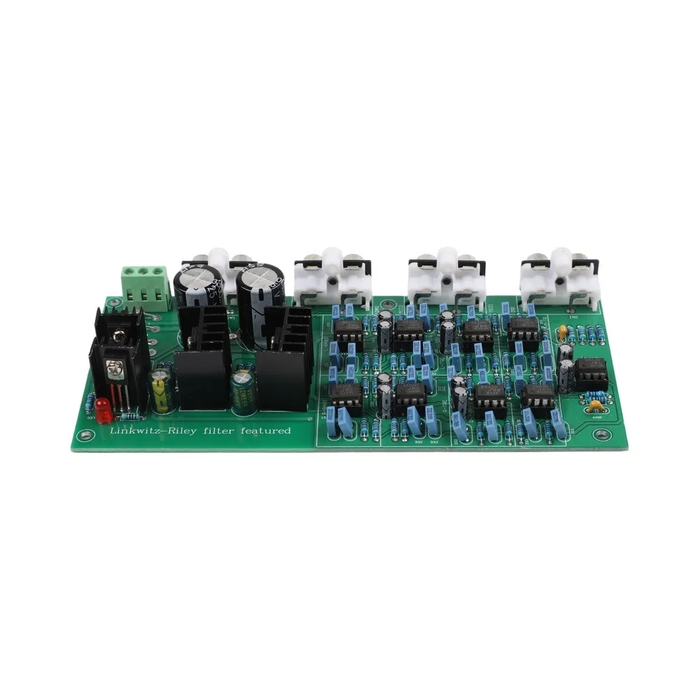 Three Way Electronic Crossover Board Adjustable Frequency Divider For Audio For Amplifier DIY Sound System Linkwitz Riley Filter