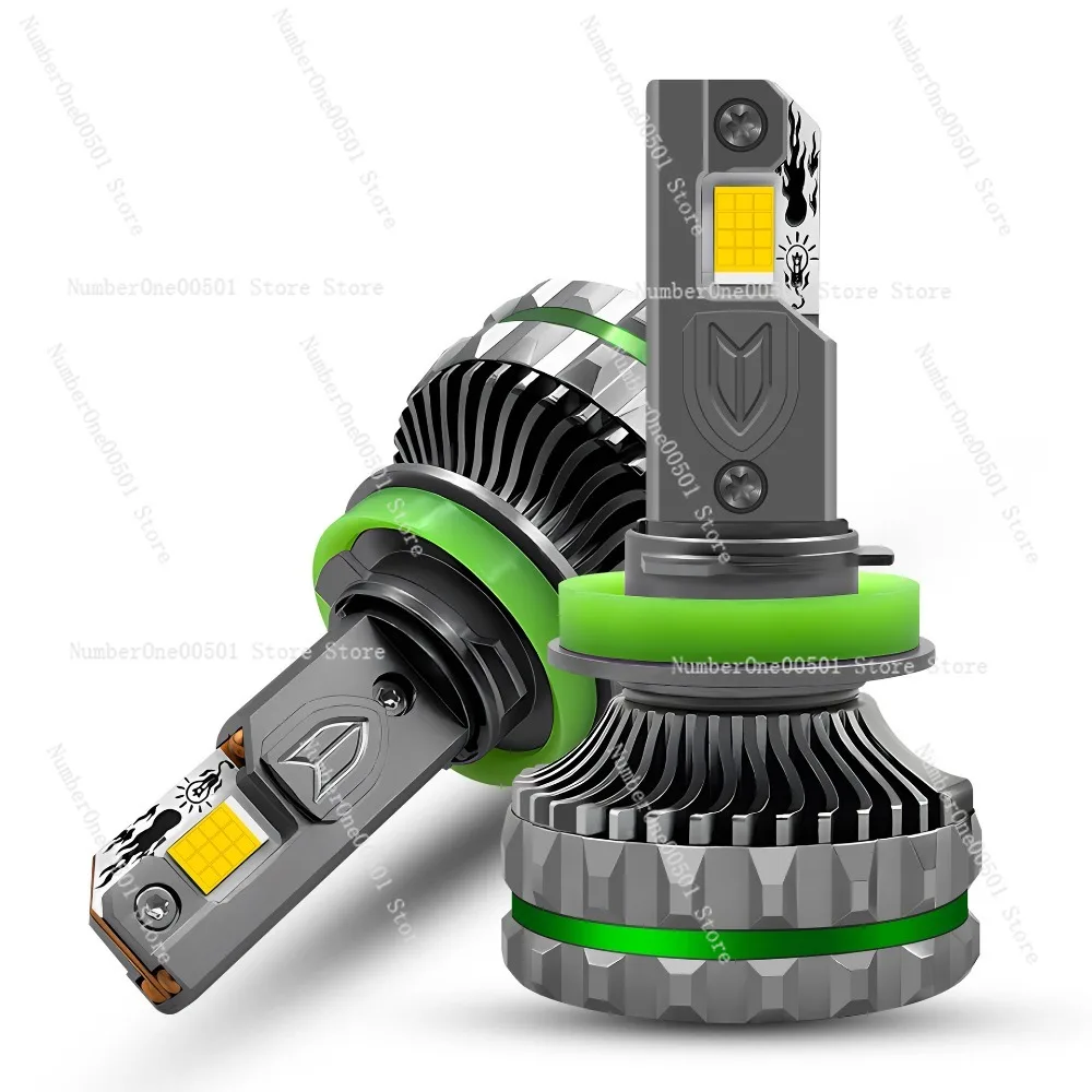 

​150W 4 Copper Tubes LED Headlight Bulbs for H1 H4 H7 H11 9005 High Brightness Fog Resistant Headlamp Conversion Kit