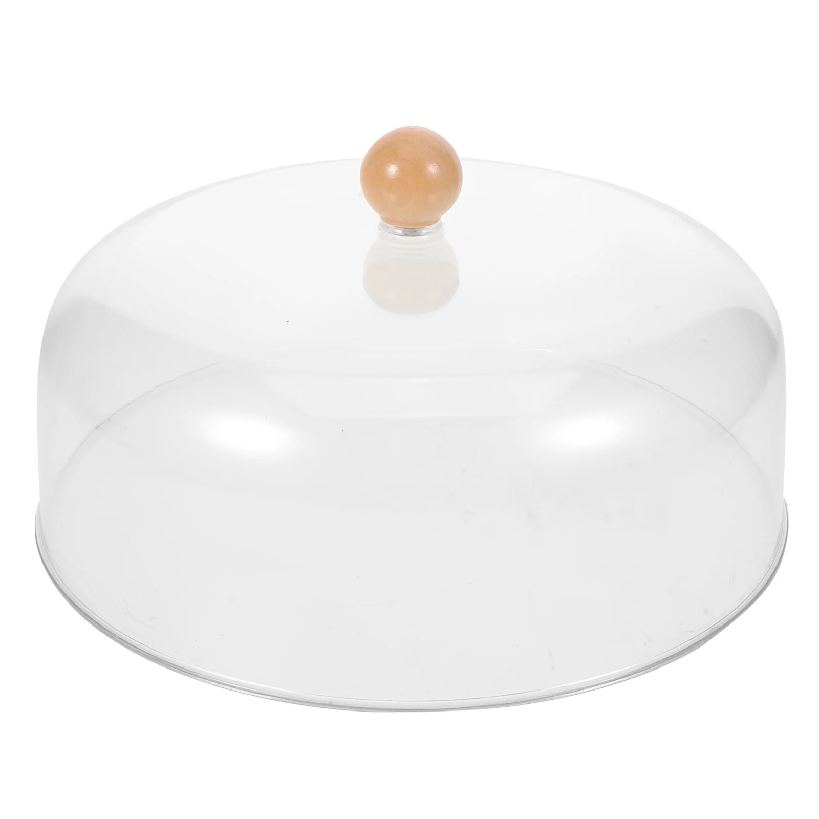 غطاء طعام أكريليك شفاف مقاس 23 سم، غطاء قبة الكيك لعرض المعجنات، تصميم أنيق، أغطية أطباق آمنة ذات حواف ناعمة