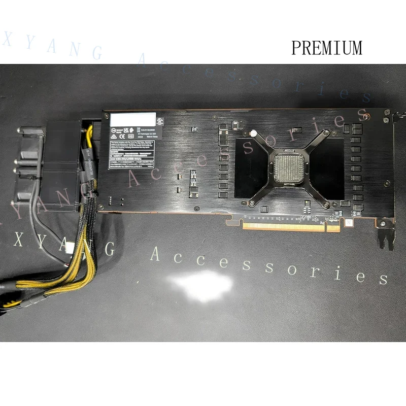 N+ Dual 4CM High-Speed Fan for AMD for Radeon Pro V340 V620 GPU, Ultra Compact 4-wire PWM Temperature Control