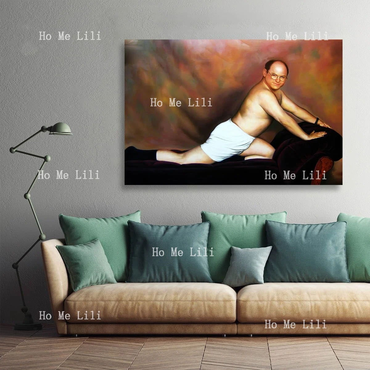 Furtosyna Seinfeld Poster George Costanza Picture The Eternal Seduction Wall Art Funny Bathroom Comedy Movie Canvas Wall Decor