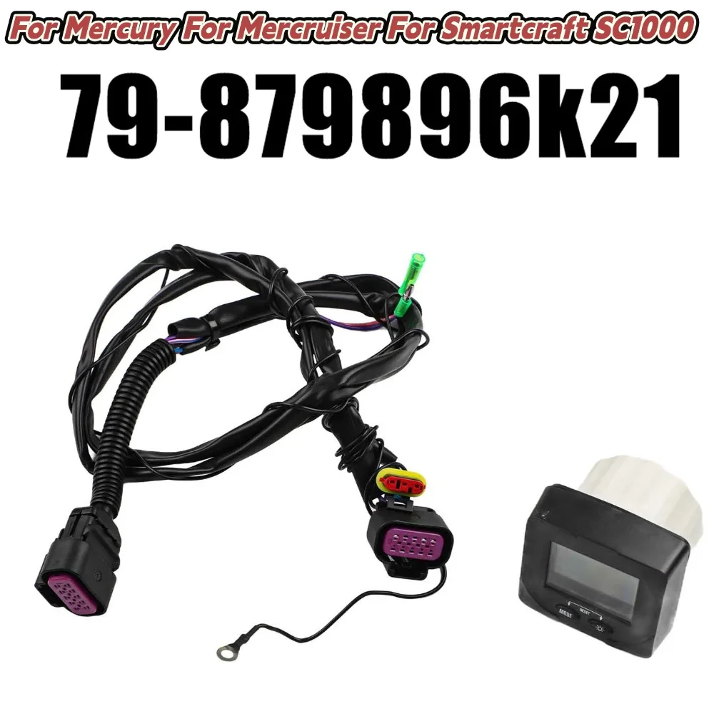 System Monitor Kit For Mercury For Mercruiser For Smartcraft SC1000 79-879896K21 Replacement Installation Instrument System Kit