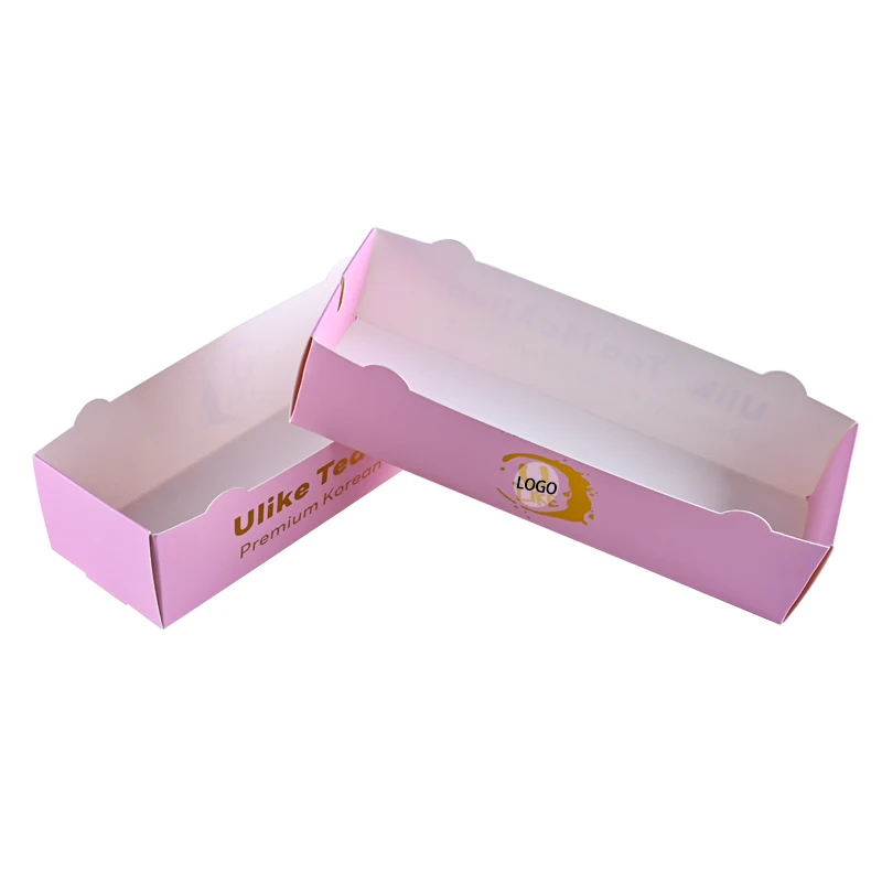 Customized productCustom hot dog boxes packaging sausage containers personalized food packaging printed sleeves branded holders