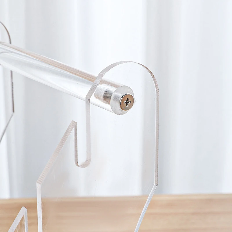 Transparent Acrylic Kitchen Stainless Steel Knife Kitchen Knife Storage Rack Fruit Folding Knife Holder Base