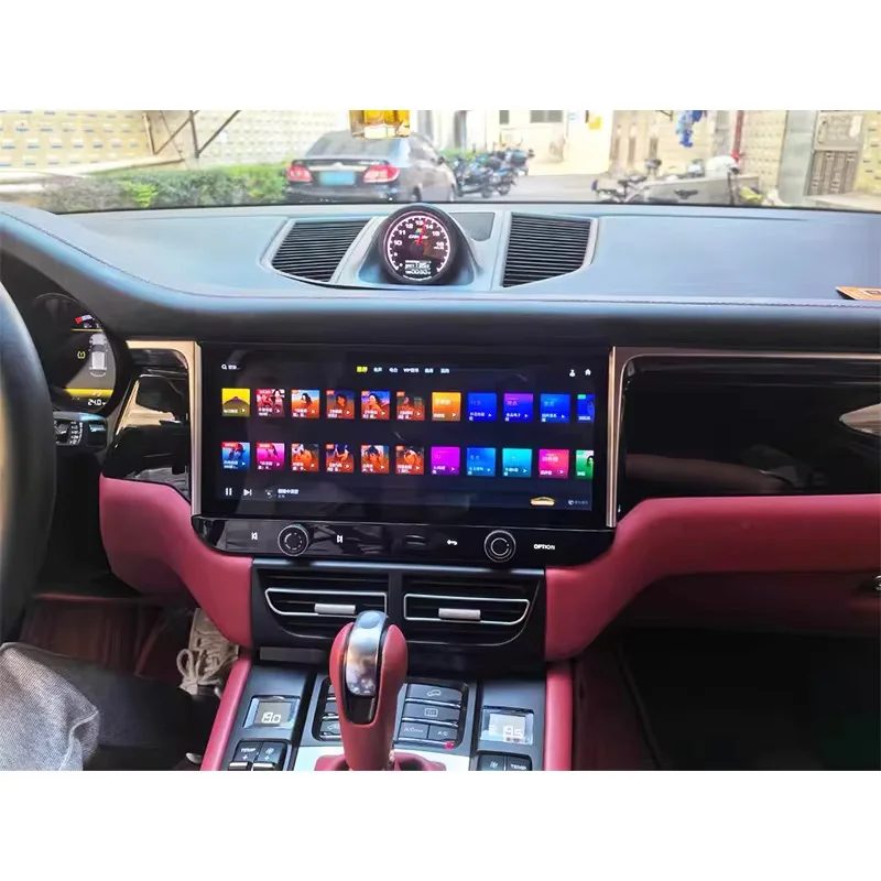 مناسبة لـ-Porsche Macan 2014-2018 ترقية التحكم المركزي شاشة كبيرة نظام أندرويد التحكم الملاحة مشغل الوسائط المتعددة #4