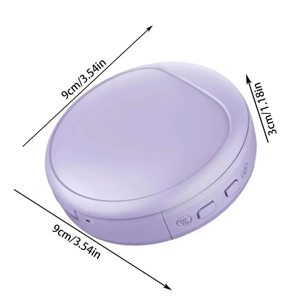 Mobile Energy 4-in-1 LED Makeup Mirror 2 Color Light 3x Magnifier Lighted Vanity Mirror Large Capacity Battery 3 Mode Heating