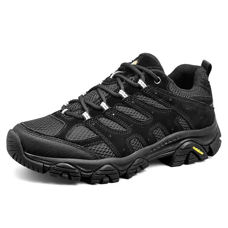 Breathable Outdoor Climbing Shoes Men's Sporty Mesh Upper Anti-Slip Rock Climbing Hiking Shoes for All Seasons Couple Friendly