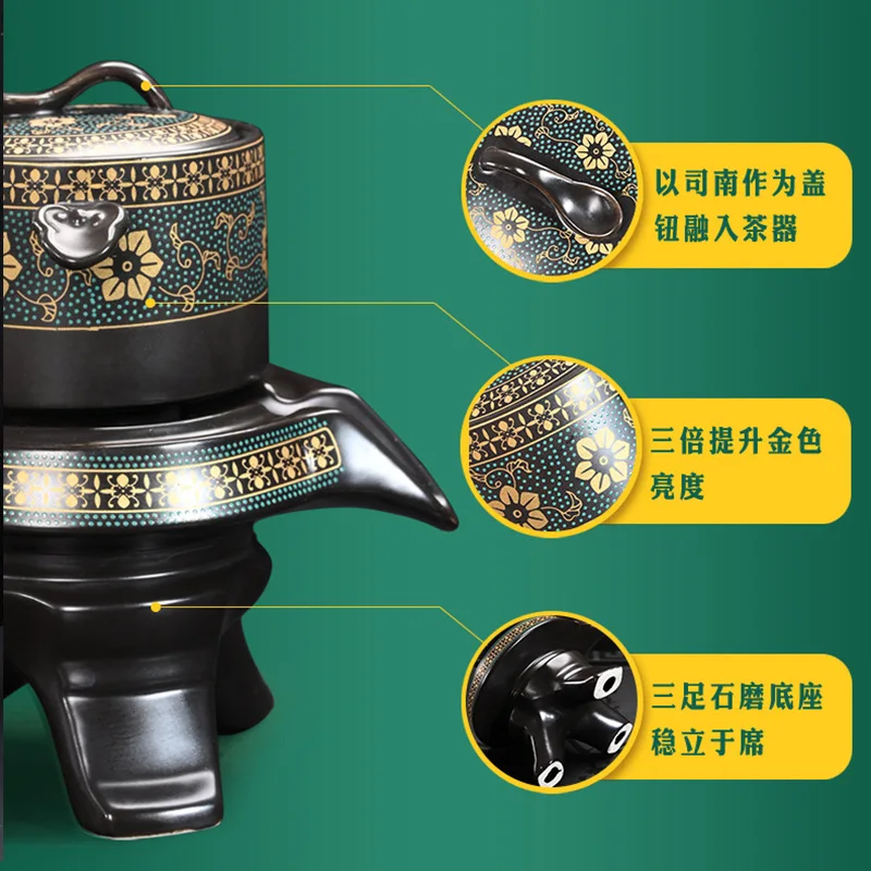 Teaware Set Automatic Ceramic Tea Set Gift Set Souvenir Chinese Wedding Tea Set