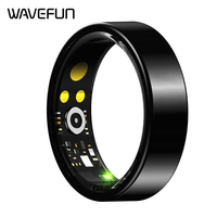 Wavefun 03 Smart Ring Health Rings Fitness Tracker US Size Ceramic Health Ring Sleep Tracking Heart Rate with Charging Case